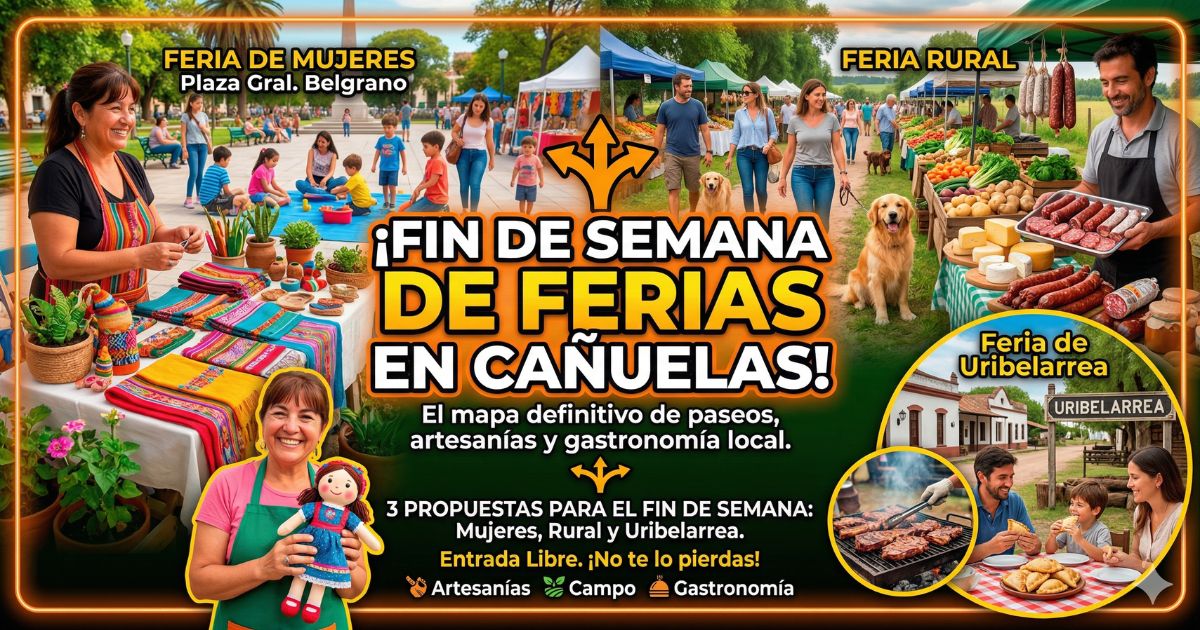Ferias en Cañuelas: Guía de la Feria Rural, Feria de Mujeres y Uribelarrea para escapadas de fin de semana