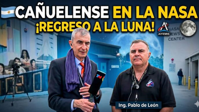 Pablo de León, ingeniero de Cañuelas en la NASA, analiza la misión Artemis II para el histórico regreso a la Luna.