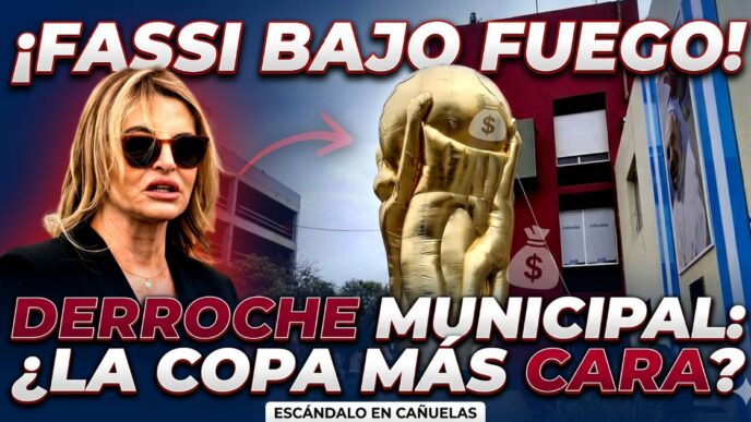 Marisa Fassi y el escándalo de la Copa del Mundo inflable en Cañuelas por derroche de fondos.