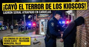 Inseguridad en Cañuelas: Policía detiene al delincuente conocido como el terror de los kioscos gracias a las cámaras de seguridad de los vecinos.